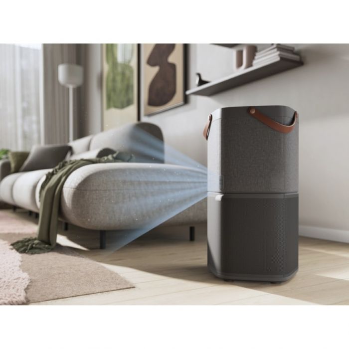 Очищувач повітря Electrolux, 145м2, 700м3/год, дисплей, 5-и шаровий HEPA фільтр, Wi-Fi, 9 режимів, сірий