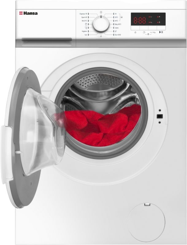 Пральна машина Hansa фронтальна, 7кг, 1200, A+++, 40см, дисплей, білий