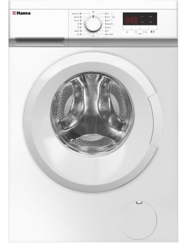 Пральна машина Hansa фронтальна, 7кг, 1200, A+++, 40см, дисплей, білий