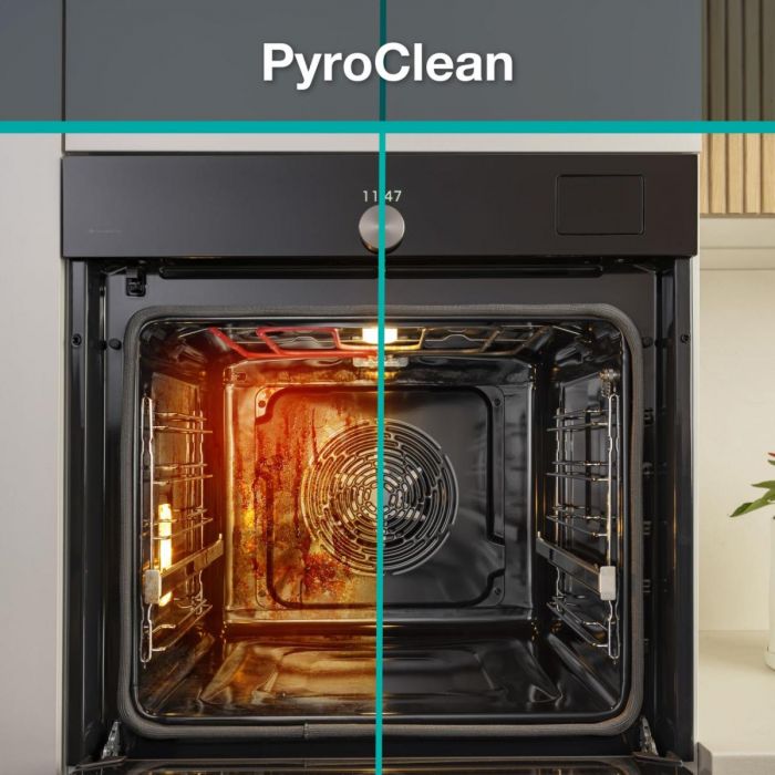 Духова шафа Gorenje електрична, 77л, A+, Wi-Fi, пароварка, дисплей, конвекція, готув. на різн рівнях, чорний