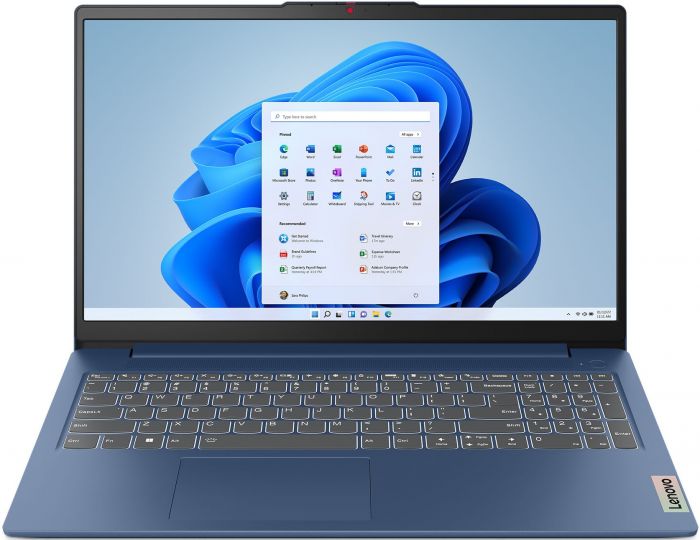Ноутбук Lenovo IdeaPad Slim 3-15IRH8 15.6" FHD AG, Intel i5-13420H, 16GB, F512GB, UMA, DOS, синій