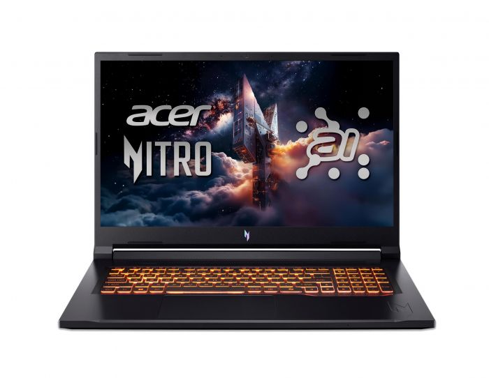 Ноутбук Acer Nitro V 17 ANV17-41 17.3" FHD IPS, AMD R7-260, 32GB, F1TB, NVD5060-8, Lin, чорний