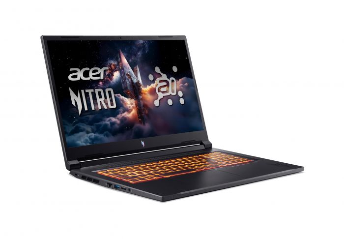 Ноутбук Acer Nitro V 17 ANV17-41 17.3" FHD IPS, AMD R7-260, 32GB, F1TB, NVD5060-8, Lin, чорний