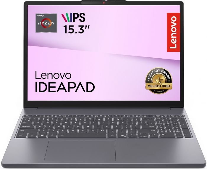 Ноутбук Lenovo IdeaPad Slim 3-15ARP10 15.3" WUXGA AG, AMD R5-7535HS, 24GB, F512GB, UMA, DOS, сірий