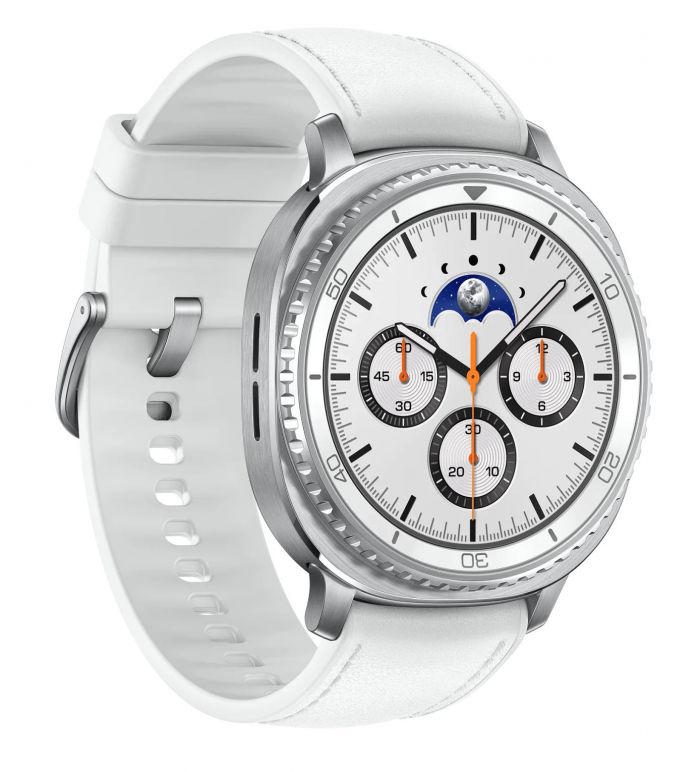 Смарт-годинник Samsung Galaxy Watch 8 Classic 47мм (L500) 1.34", 438x438, sAMOLED, BT 5.3, NFC, 2/64ГБ, білий