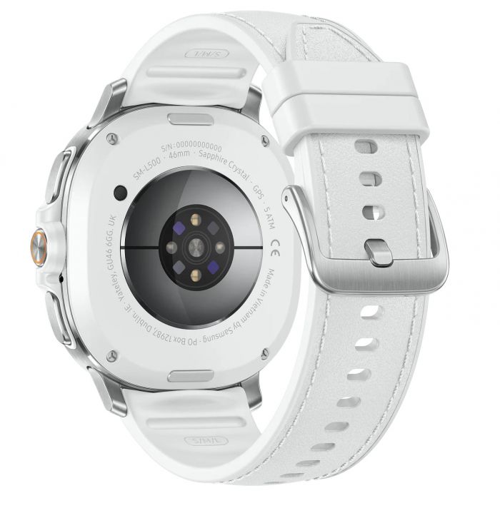 Смарт-годинник Samsung Galaxy Watch 8 Classic 47мм (L500) 1.34", 438x438, sAMOLED, BT 5.3, NFC, 2/64ГБ, білий