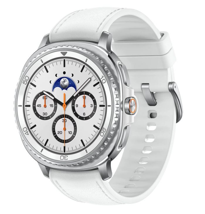 Смарт-годинник Samsung Galaxy Watch 8 Classic 47мм (L500) 1.34", 438x438, sAMOLED, BT 5.3, NFC, 2/64ГБ, білий