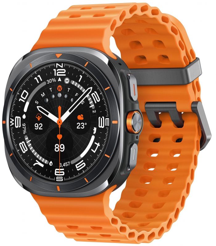 Смарт-годинник Samsung Galaxy Watch Ultra (2025) 47мм e-SIM (L705) 1.5", 480x480, sAMOLED, BT 5.3, NFC, 2/64ГБ, сірий титановий