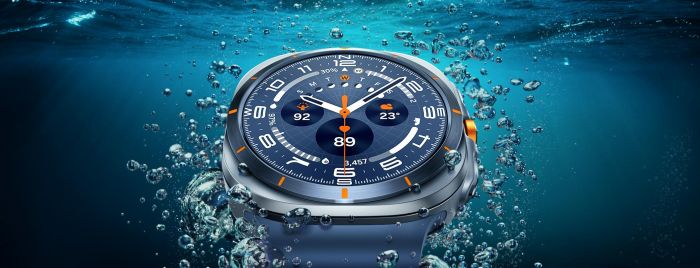 Смарт-годинник Samsung Galaxy Watch Ultra (2025) 47мм e-SIM (L705) 1.5", 480x480, sAMOLED, BT 5.3, NFC, 2/64ГБ, синій титановий