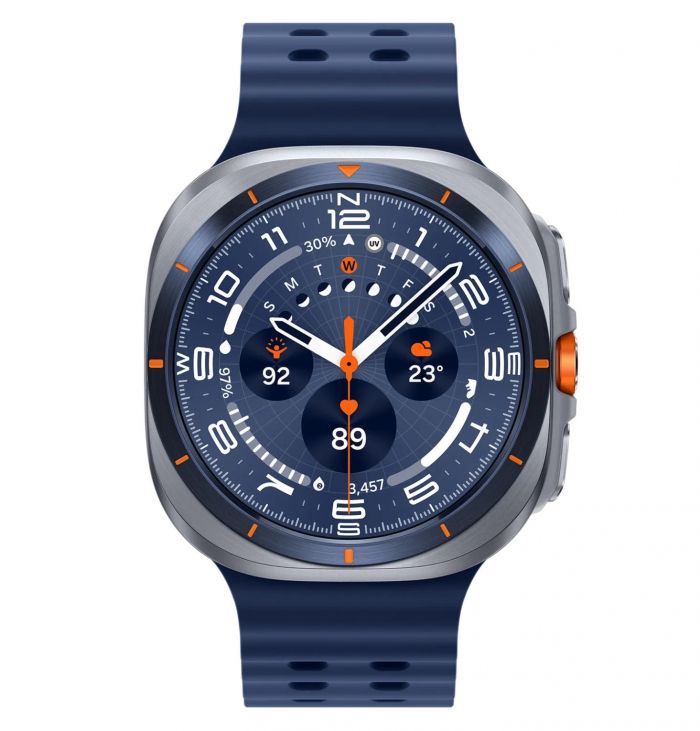 Смарт-годинник Samsung Galaxy Watch Ultra (2025) 47мм e-SIM (L705) 1.5", 480x480, sAMOLED, BT 5.3, NFC, 2/64ГБ, синій титановий