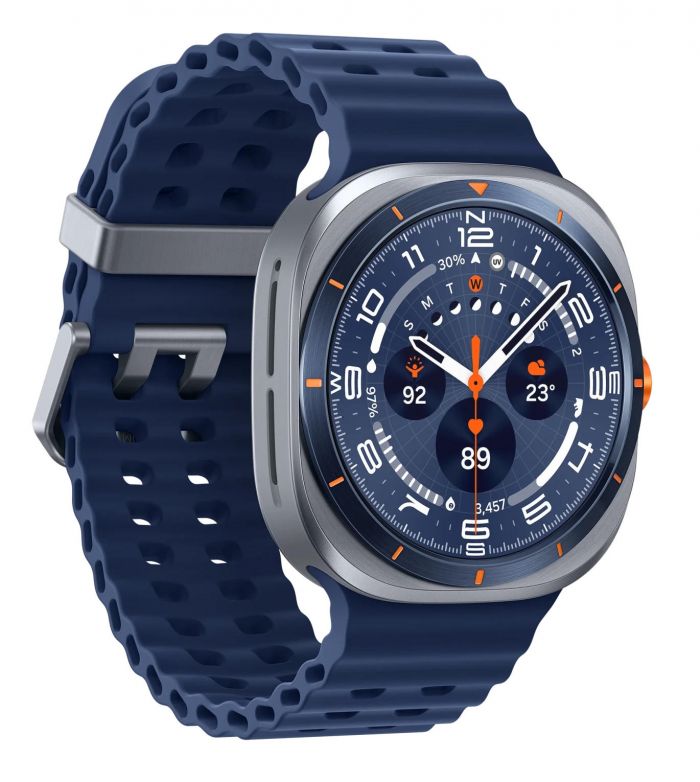 Смарт-годинник Samsung Galaxy Watch Ultra (2025) 47мм e-SIM (L705) 1.5", 480x480, sAMOLED, BT 5.3, NFC, 2/64ГБ, синій титановий