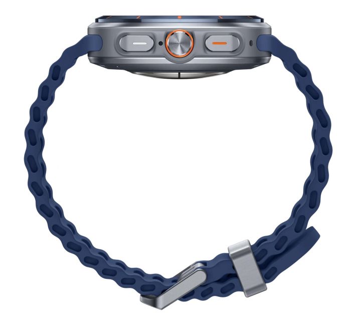 Смарт-годинник Samsung Galaxy Watch Ultra (2025) 47мм e-SIM (L705) 1.5", 480x480, sAMOLED, BT 5.3, NFC, 2/64ГБ, синій титановий