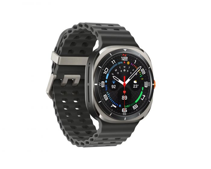 Смарт-годинник Samsung Galaxy Watch Ultra (2025) 47мм e-SIM (L705) 1.5", 480x480, sAMOLED, BT 5.3, NFC, 2/64ГБ, сріблястий титановий
