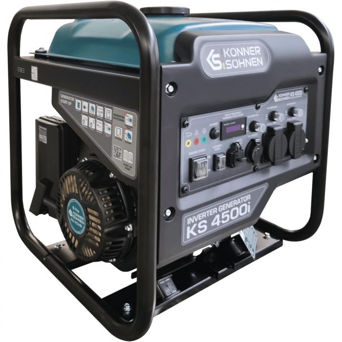 Генератор бензиновий інверторний Konner&Sohnen KS 4500i, 230В, 4.5кВт, ручний стартер, 33кг