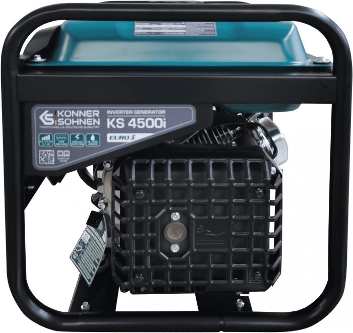 Генератор бензиновий інверторний Konner&Sohnen KS 4500i, 230В, 4.5кВт, ручний стартер, 33кг