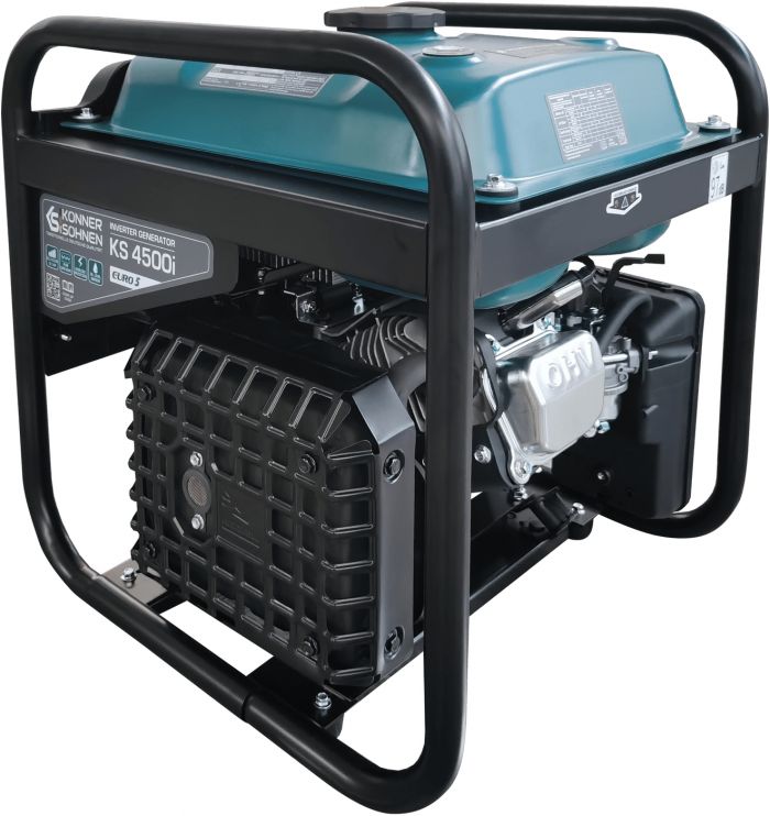 Генератор бензиновий інверторний Konner&Sohnen KS 4500i, 230В, 4.5кВт, ручний стартер, 33кг