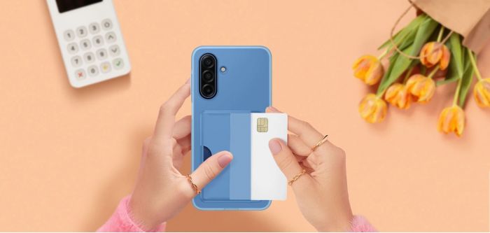 Чохол Samsung для Galaxy A17 (A175), Card Slot Case, синій