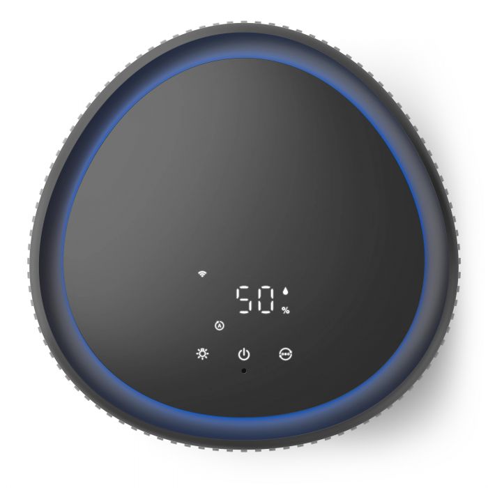 Очисник повітря Philips 2 в 1 PureProtect Water Series 3400, 78м2, 300м3/год, Nano, НЕРА,попередн.,угольний фільтр, Wi-Fi, датчик якості, температ,вологості, темно-сірий