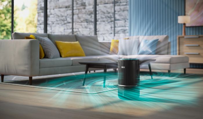 Очисник повітря Philips 2 в 1 PureProtect Water Series 3400, 78м2, 300м3/год, Nano, НЕРА,попередн.,угольний фільтр, Wi-Fi, датчик якості, температ,вологості, темно-сірий