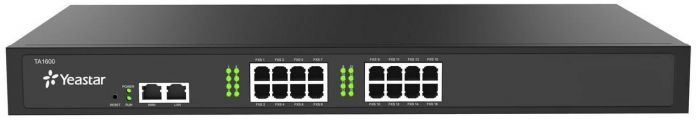 Шлюз VoIP Yeastar TA1600 16xFXS, 1xFE LAN, 1xFE WAN SIP, IAX2