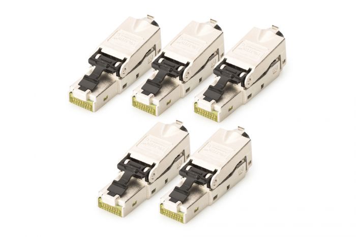 Конектор DIGITUS CАТ 6A RJ45 Field Termination, STP, 5шт.