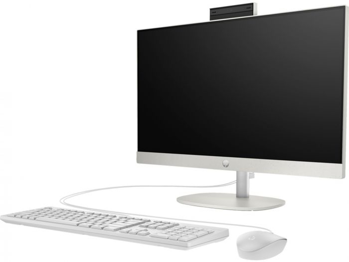 Комп'ютер персональний моноблок HP 245-G10 23.8" FHD IPS AG, AMD R3-7320U, 8GB, F512GB, UMA, WiFi, кл+м, Win11P, білий