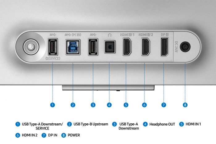 Монітор Samsung 32"Odyssey G81SF HDMI, DP, USB-C, Bluetooth, VA, 3840x2160, 240Hz, 0,03ms
