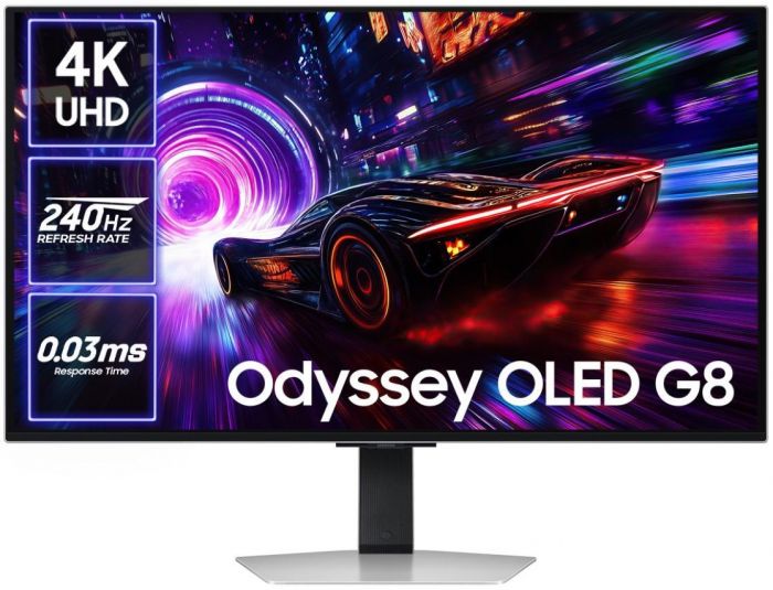 Монітор Samsung 32"Odyssey G81SF HDMI, DP, USB-C, Bluetooth, VA, 3840x2160, 240Hz, 0,03ms