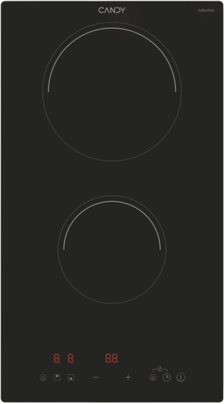 Варильна поверхня Candy індукційна, 30см, доміно, чорний