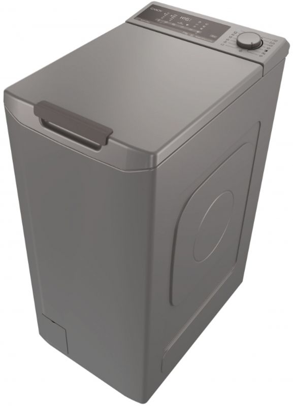 Пральна машина Candy вертикальна, 7кг, 1200, A+++, 60см, дисплей, cріблястий