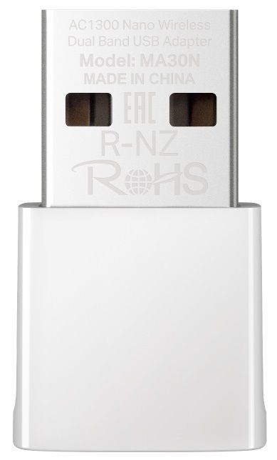 Адаптер WiFi MERCUSYS MA30N AC1300, USB