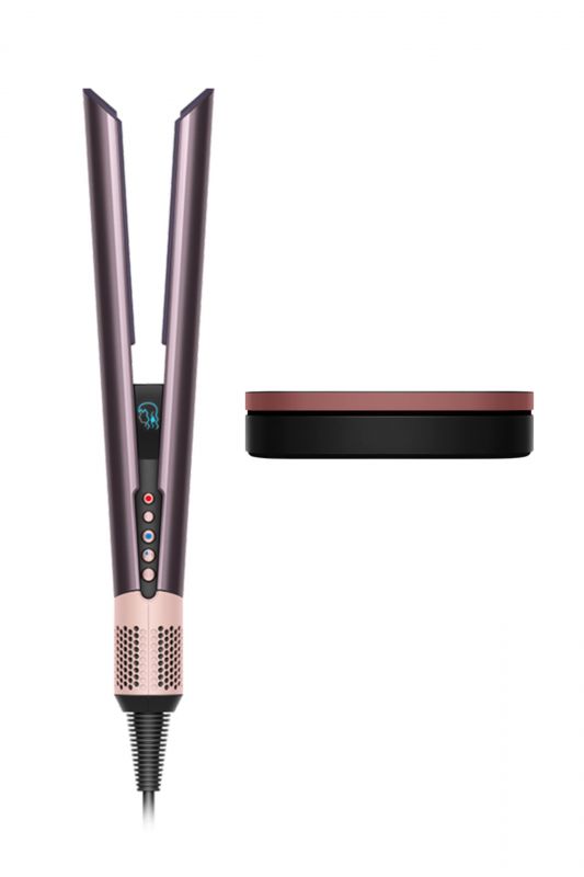 Випрямляч Dyson з вологого на сухе HТ01 Airstrait Jasper/Plum, темп.режимів-3, 80-140С, OLED-дисплей, кейс, метал, фіолетовий