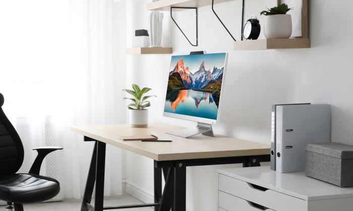 Комп'ютер персональний моноблок ASUS M3702WFAK-BPE0290 27" FHD AG, AMD R5-7520U, 8GB, F256GB, UMA, WiFi, кл+м, Без ОС, чорний