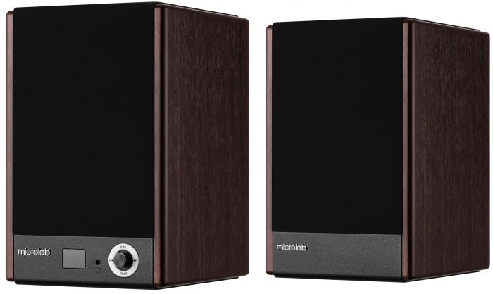 Акустична система MICROLAB SOLO 5 2.0, 90w, mini-jack/bluetooth, коричневий