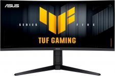 Монітор Asus 34" TUF Gaming VG34WQML5A 2xHDMI, 2xDP, 3xUSB, MM, VA, 3440x1440, 21:9, 250Hz, 0.5ms, sRGB 130%, CURVED, AdaptiveSync, HAS, HDR400