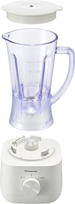 Блендер Panasonic стаціонарний, 450Вт, чаша-1350мл, млин., для спецій, білий