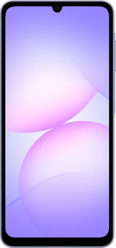 Смартфон Samsung Galaxy A07 (A075) 6.7" 4/128ГБ, 2SIM, 5000мА•год, фіолетовий світлий