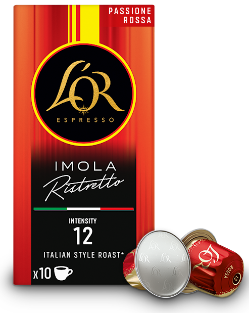 Кава L`OR капсули  Rossa Imola Ristretto, 100% арабіка, 10шт, Nespresso