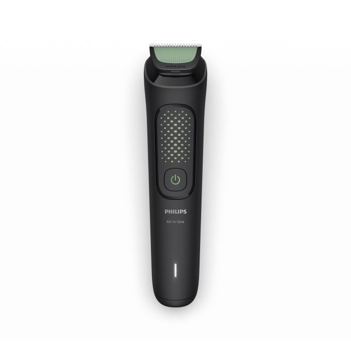 Тример Philips All-in-One Trimmer 3000 Series, для обличчя, голови, тіла, акум., насадок-9, сталь, чорний