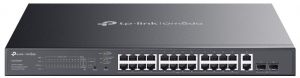 Комутатор TP-LINK ES228GMP  26xGE (24xPoE), 384Вт, 2xSFP, WebSmart