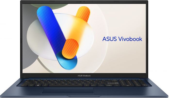 Ноутбук ASUS Vivobook 17 X1704VA-AU455 17.3" FHD IPS, Intel 5 120U, 16GB, F512GB, UMA, NoOS, Блакитний