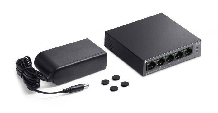 Комутатор TP-LINK LS105LP  5xFE (4xPoE), 41 Вт