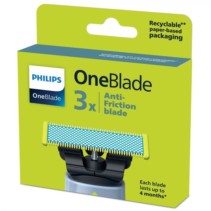 Змінне лезо Philips OneBlade QP235/50 для надчутливої шкіри 3 шт
