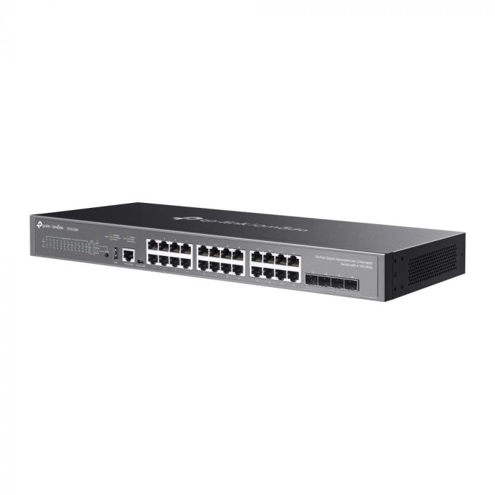Комутатор TP-LINK SG5428X 24xGE, 4xSFP+, Керований L3