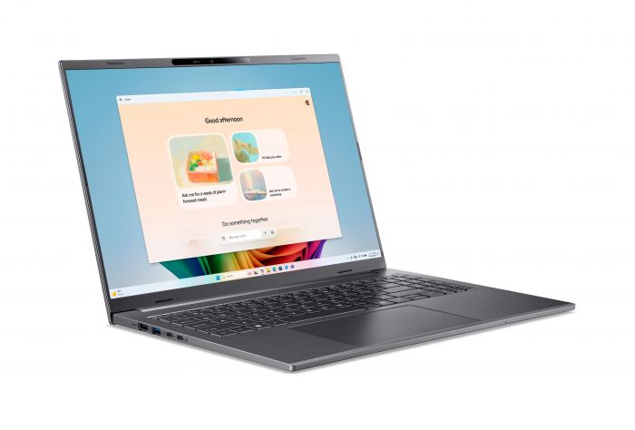 Ноутбук Acer Aspire 16 A16-11M 16" WUXGA IPS, Quallcomm X X1-26-100, 32GB, F1TB, UMA, Win11, сірий