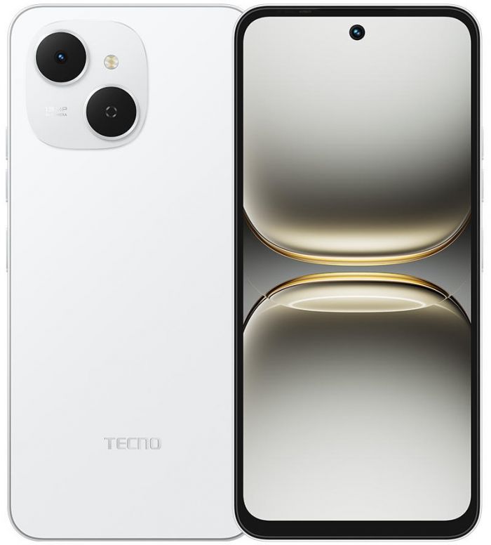 Смартфон TECNO Spark 40C (KM4k) 6.67" 4/128ГБ, 2SIM, 6000мА•год, Veil White