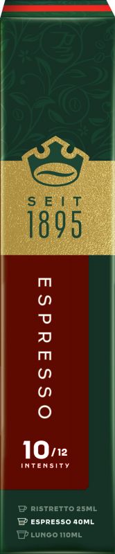 Кава Jacobs  капсули  Espresso Intenso, купаж арабіка/робуста, 10шт, Nespresso