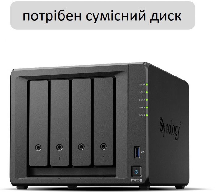Мережеве сховище NAS Synology DS925+