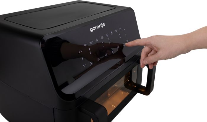 Мультипіч Gorenje 2700Вт, чаша-9л, сенсорне керування, 8 авто. програм, пластик, чорний