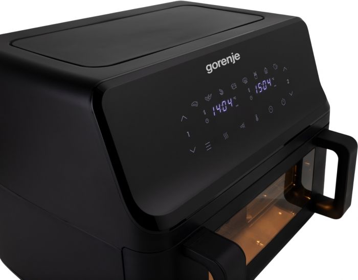 Мультипіч Gorenje 2700Вт, чаша-9л, сенсорне керування, 8 авто. програм, пластик, чорний